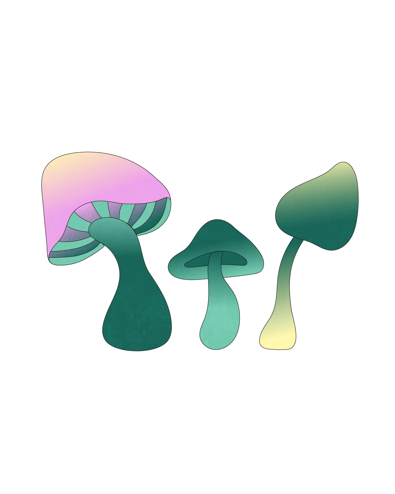 Champignon décorative