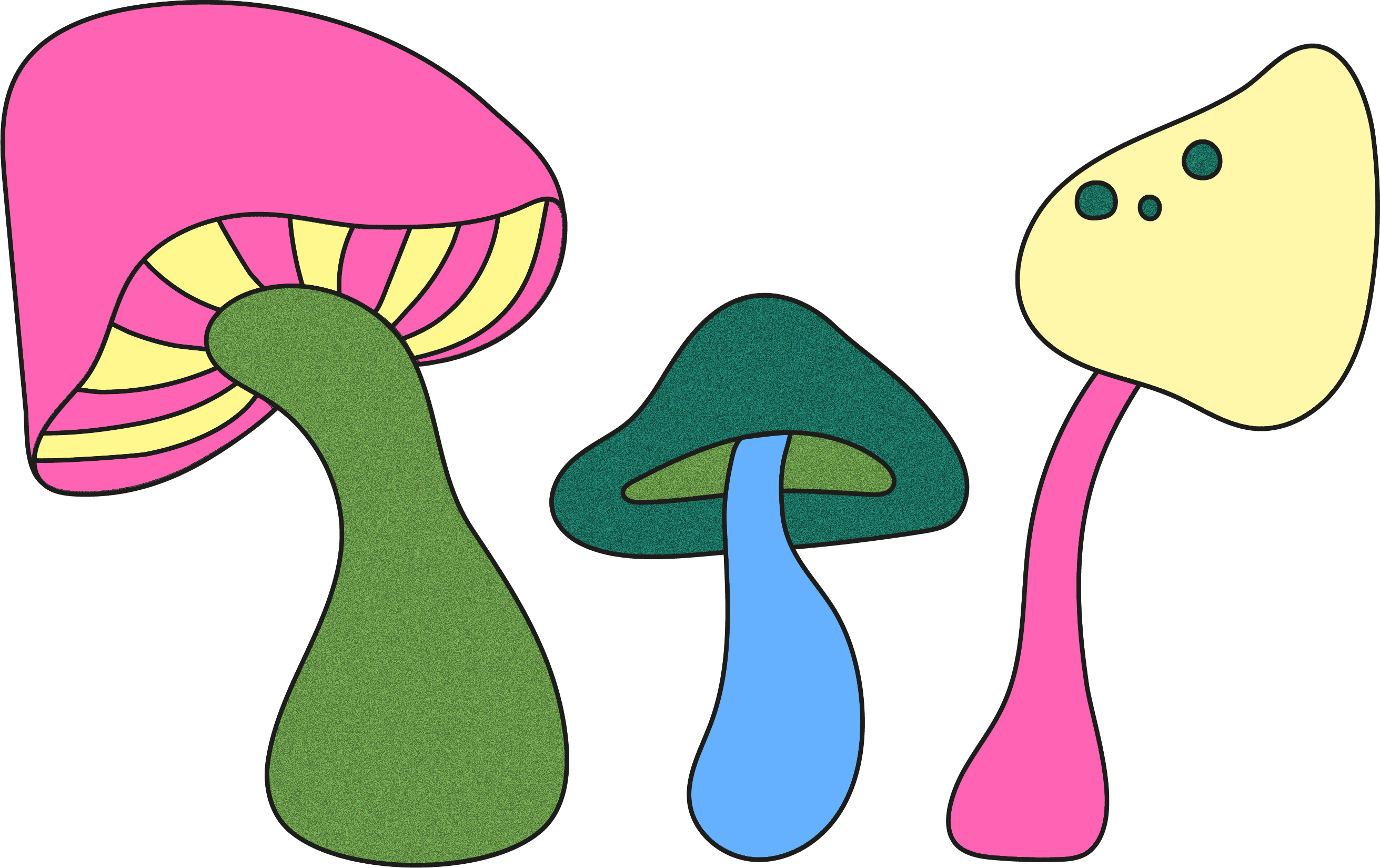 Champignons décoratifs